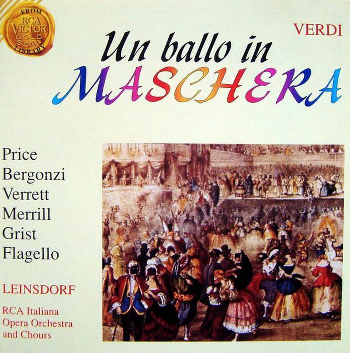 Verdi Un Ballo In Maschera Leinsdorff