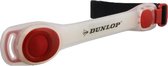 Originele DUNLOP Hardloopverlichting arm, Reflecterende Runninglight LED Armband -Hardloop verlichting led Rood - Reflecterende Hardloop / Fiets Sport Armband Met LED Licht