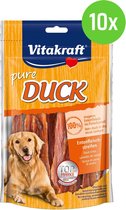 Vitakraft DUCK vleesstrips eend - hondensnack - 10 verpakkingen