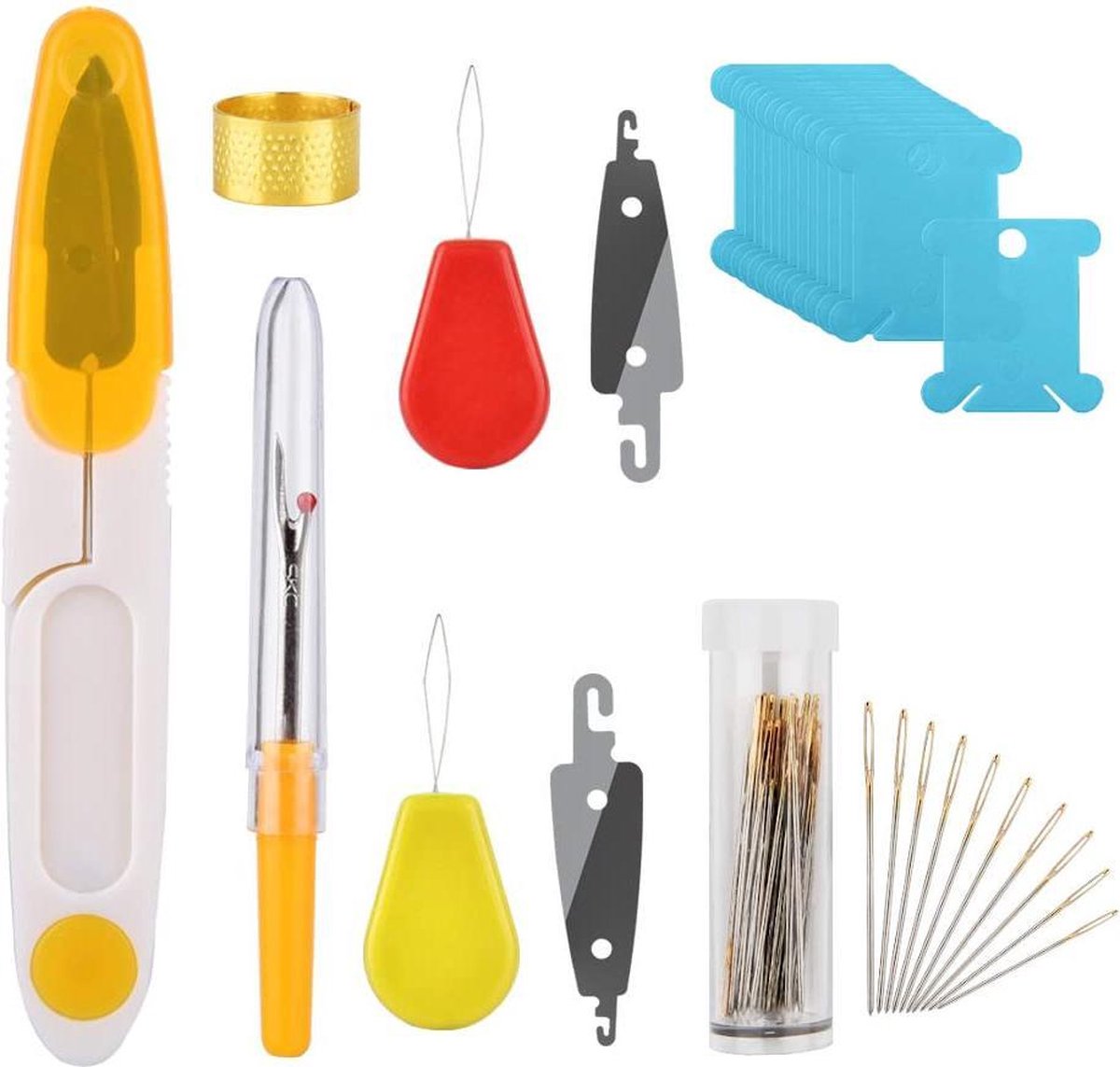DIY Borduurpakket - Complete borduurset voor volwassenen & kinderen - 100 kleuren — afbeelding 12