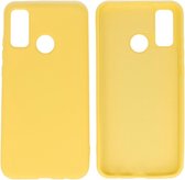 Wicked Narwal | 2.0mm Dikke Fashion Color TPU Hoesje Huawei P Smart 2020 Geel