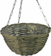 Hanging Basket Wilg white Grey 30 cm