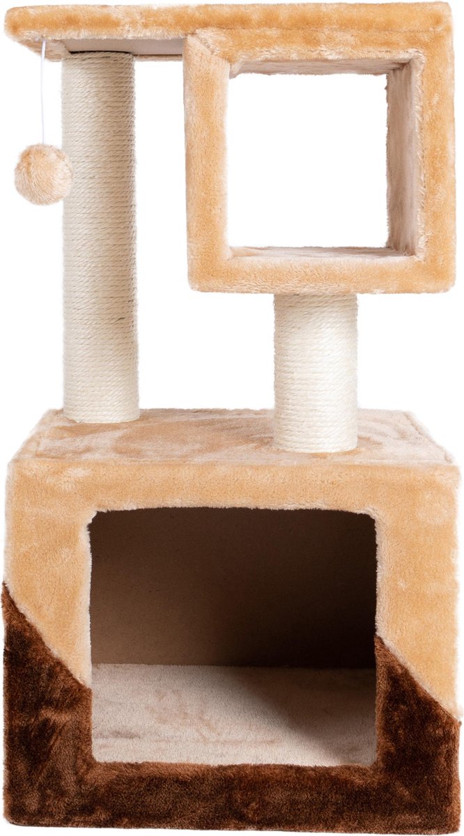 Cozytrix Katten Krabpaal, 1 huisje, 70 cm