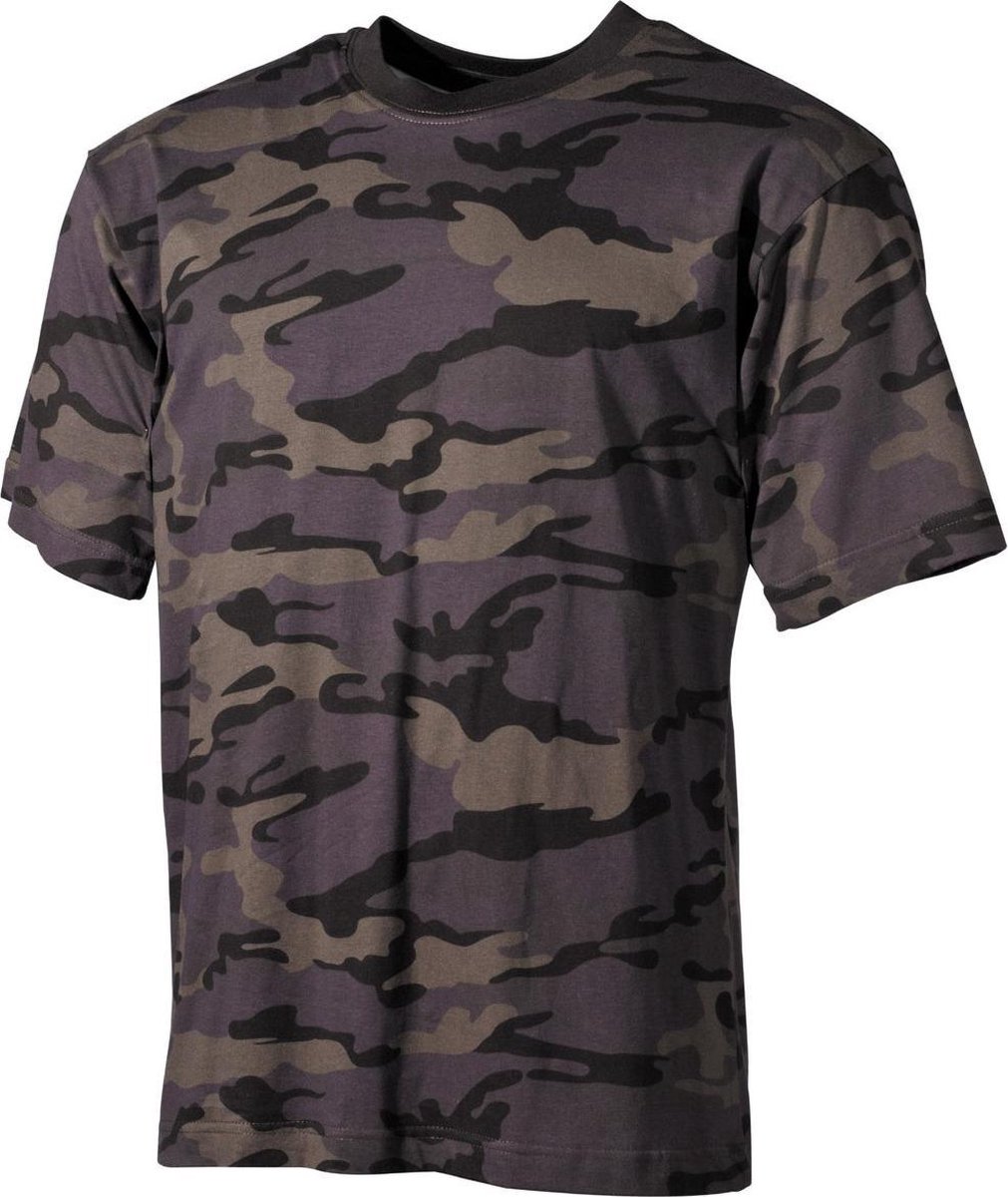 MFH US T-Shirt - korte mouw - Combat camo - 170 g/m² - MAAT XL