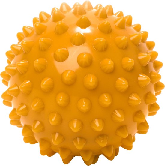 #DoYourFitness – Massagebal – »Nica« – Lacrosse Bal / Fasciaball voor effectieve zelfmassage van triggerpoints – diameter 8cm – Geel