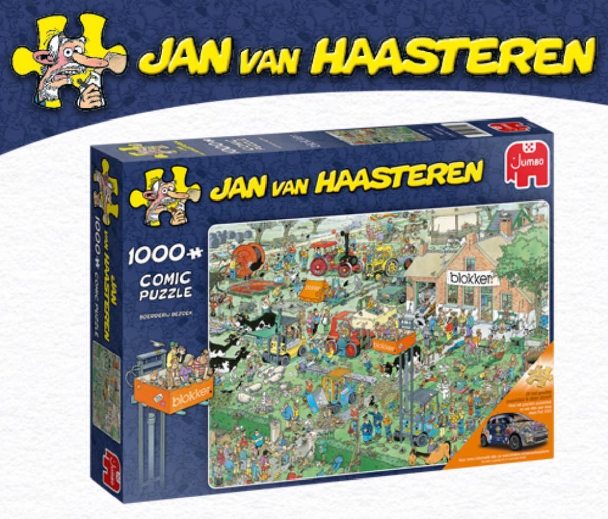 Jan van Haasteren Boerderij Bezoek Blokker special puzzel - 1000 stukjes |  bol.com