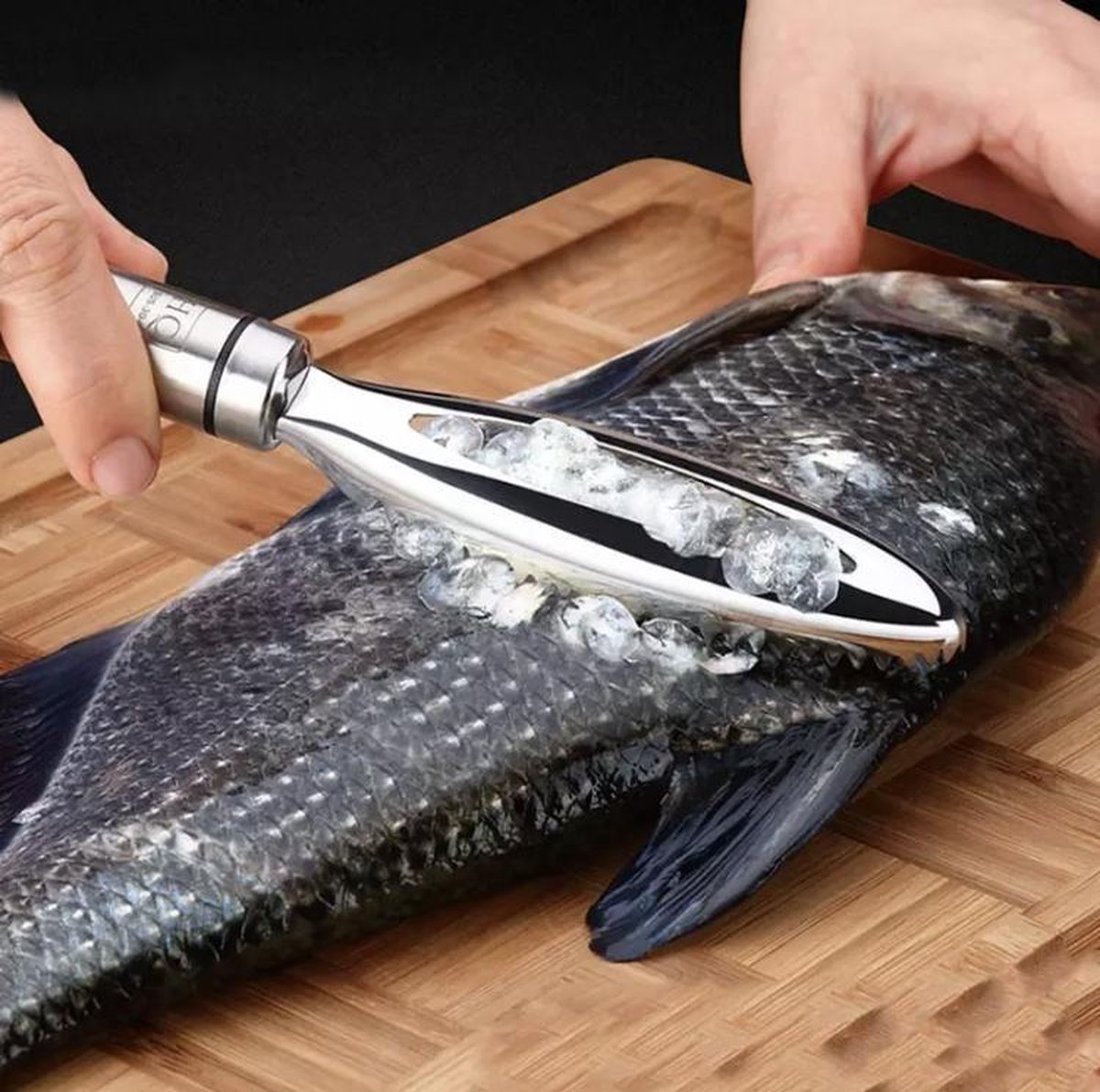 Durratou Visschubbenverwijderaar, visschubbenschraper met
