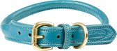 Weatherbeeta Gerolde Lederen Honden Halsband - Groenblauw - Maat Xs