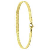 Lucardi Dames Roma armband - Staal - Armband - Cadeau - 20 cm - Goudkleurig