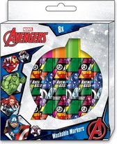 Marvel Stiftenset Avengers Uitwasbaar Junior 8-delig