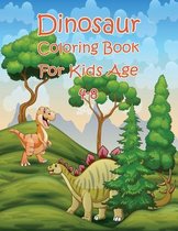 Dinosaur Coloring Book For Kids Age 4-8