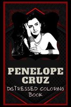 Penelope Cruz Distressed Coloring Book