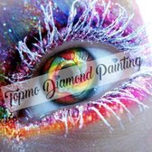 TOPMO - Bevroren regenboog oog- 40X50CM- Diamond painting pakket - HQ Diamond Painting - VOLLEDIG dekkend - Diamant Schilderen - voor Volwassenen – ROND