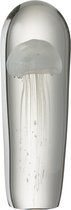 J-Line Presse Papier Kwal Recht Glas Wit Large
