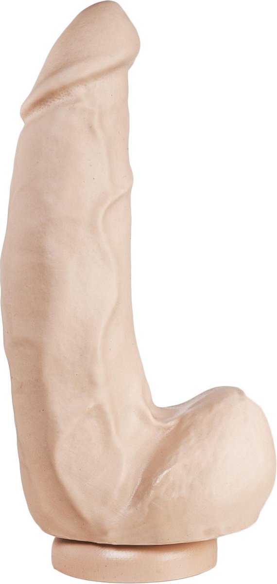 515 line - Dildo Met Zuignap - Lengte 20,5 - Diameter 6 cm - Beige-roze