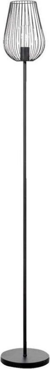 Leen Bakker Lagos - Vloerlamp - 165 cm - E27 - Zwart | bol.com