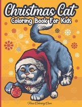 Christmas Cat Coloring Book for Kids
