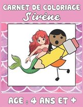Carnet de Coloriage Sirene