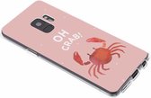 Design Backcover Samsung Galaxy S9 hoesje - Oh Crab