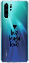 Design Backcover Huawei P30 Pro hoesje - Live Laugh Love