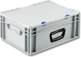 Kunststof koffer basicline stapelbaar 400 x 300 x 185 mm