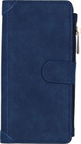 Luxe Portemonnee Samsung Galaxy S20 Plus hoesje - Donkerblauw