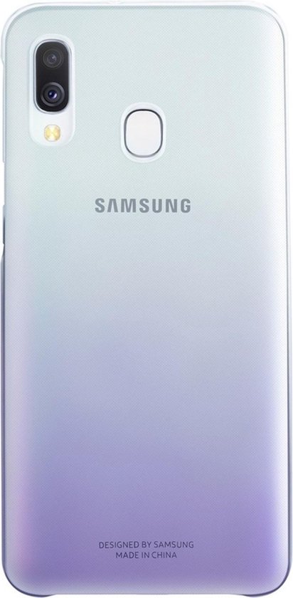 Vergelijkbaar Weekendtas olie Origineel Samsung Galaxy A40 Hoesje Gradation Cover Paars | bol.com