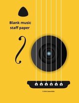 Blank music staff paper