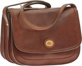 The Bridge Medium Crossbodytas / Schoudertas Dames - Leer - Story Donna - Bruin