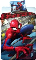 Marvel Spiderman - Dekbedovertrek - Eenpersoons - 140 x 200 cm