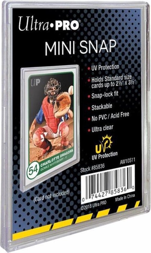 Afbeelding van het spel Ultra Pro UV Mini Snap Card Holder Protector