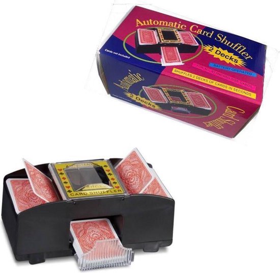 Afbeelding van het spel Automatische Kaartschudmachine - Kerstcadeau - Kaartenschudder - Schudmachine - Poker schudmachine - Cart Shuffler - Poker kaarten - Kaarten - Speelkaarten