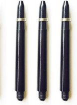 Dart shafts - Zwarte Shafts Darts 48mm Nylon met Flight ringetjes