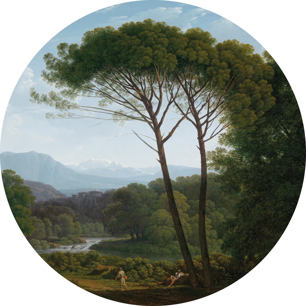Staerkk - Parapluden (2 bomen) - Ø146 cm - Muurcirkel van dibond incl. bevestiging