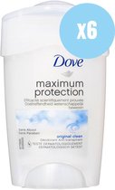 Dove - Deostick - Original Clean 48u - 6 x 45ml - voordeelverpakking