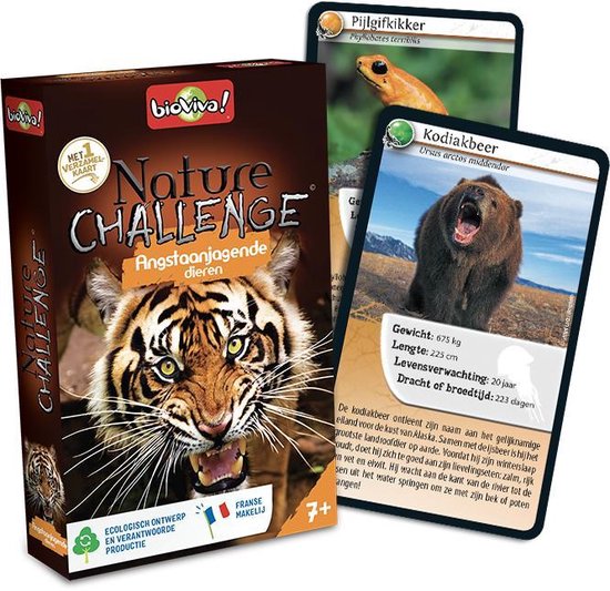 Thumbnail van een extra afbeelding van het spel Nature Challenge - Angstaanjagende dieren - Educatief Spel
