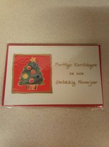 Cartes de Noël nostalgiques avec arbre de Noël