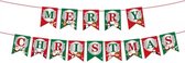 Kerstslinger - Vlaggenlijn Kerstversiering – Merry Christmas – Banner Slinger – 3 Meter – Rood en Groen