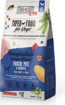 MAC's Superfood Nourriture pour chiens - Large Breed - Mono Turkey 12kg Croquettes pour chiens
