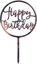 Happy Birthday Cake Topper (Rosé) #2