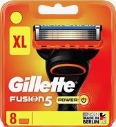 Gillette Fusion 5 Power Scheermesjes Mannen - 8 Stuks