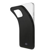 Mobilize Rubber Gelly Telefoonhoesje geschikt voor Realme 8i Hoesje Flexibel TPU Backcover - Matt Black