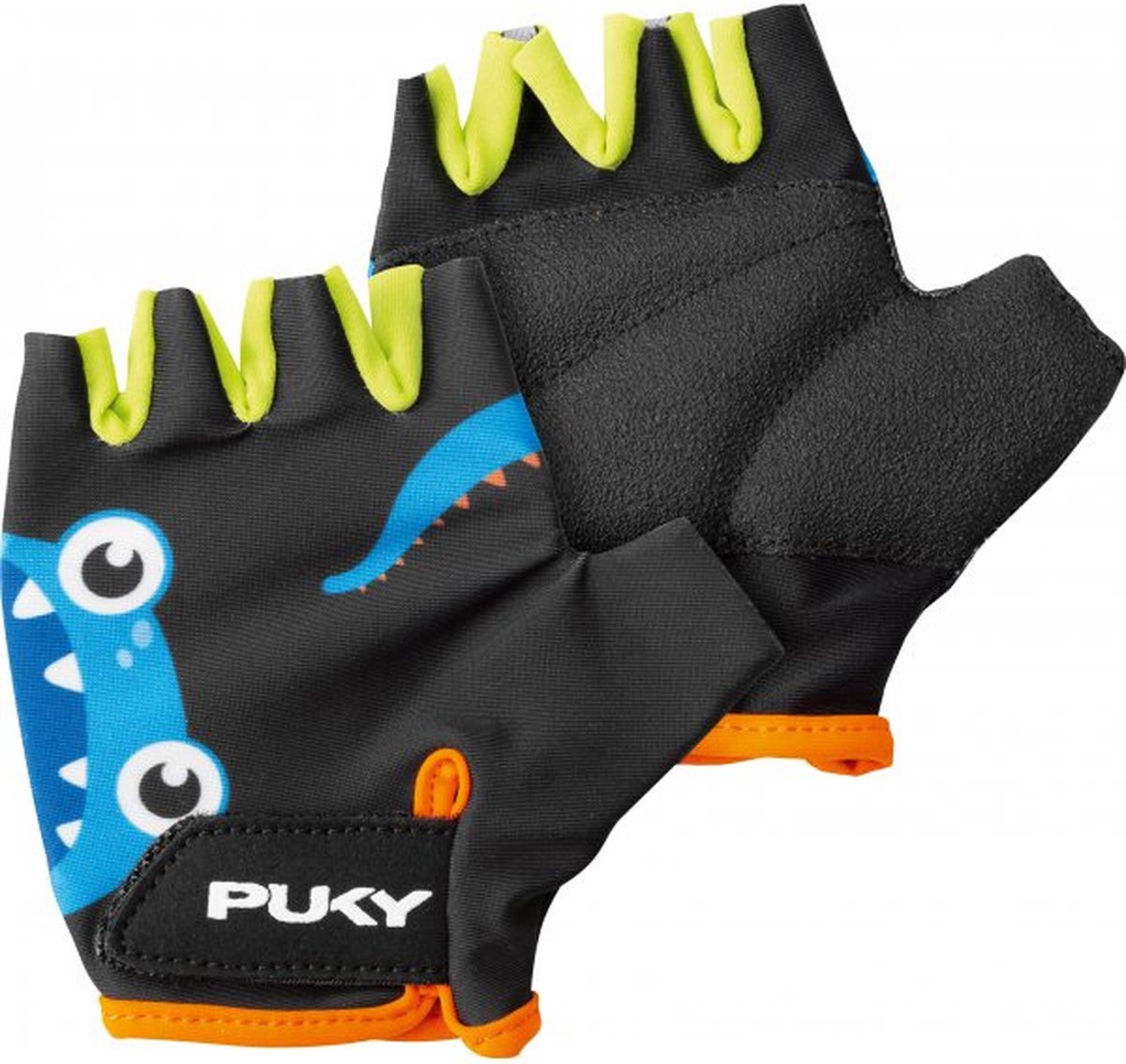 Puky Handschoenen GLOVY Zwart Monster Maat S