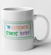 Verjaardag mok 'n legende sinds 2020