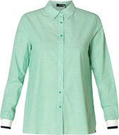 YEST Gerinde Blouse - Fresh Green/White - maat 42