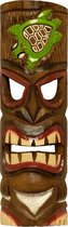 Tiki masker turtle - Houten decoratie - Mancave - Bar accessoires - Hand gemaakt - 50 cm - Tiki - Masker - Hawaiian decoratie - Cave & Garden
