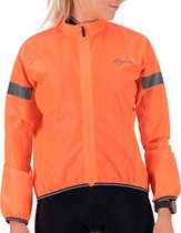 Rogelli Protect Regenjas - Fietsregenjack - Dames - Coral - Maat XL