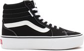 Vans WM Filmore Hi Platform Dames Sneakers - Black/White - Maat 38.5