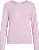 VILA VIRIL O-NECK  L/S KNIT TOP-FAV Dames Trui - Maat XS