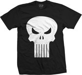Marvel The Punisher Heren Tshirt -2XL- Punisher Skull Zwart